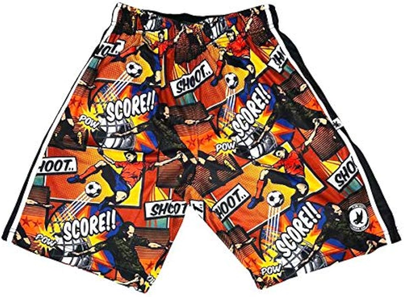 Flow Society Soccer Comic Boys Athletic Shorts - Boys Soccer Shorts