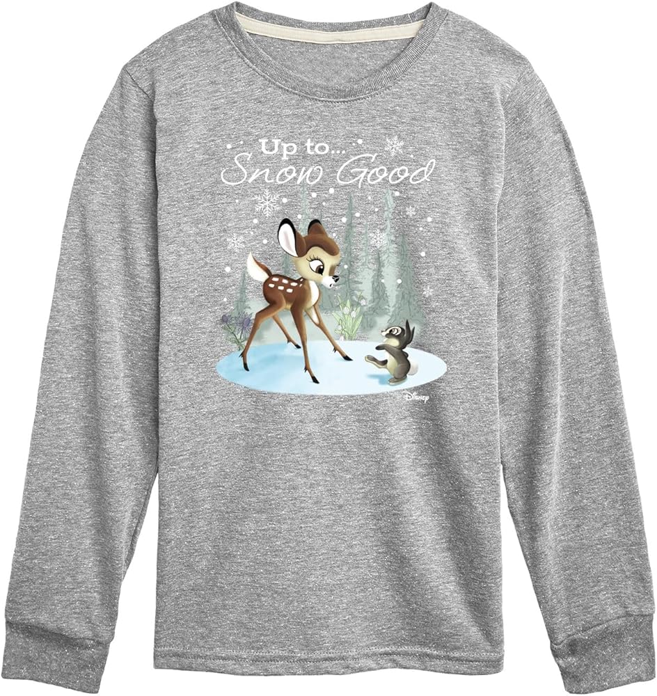 Disney Bambi - Christmas - Up to Snow Good - Toddler & Youth Long Sleeve Graphic T-Shirt