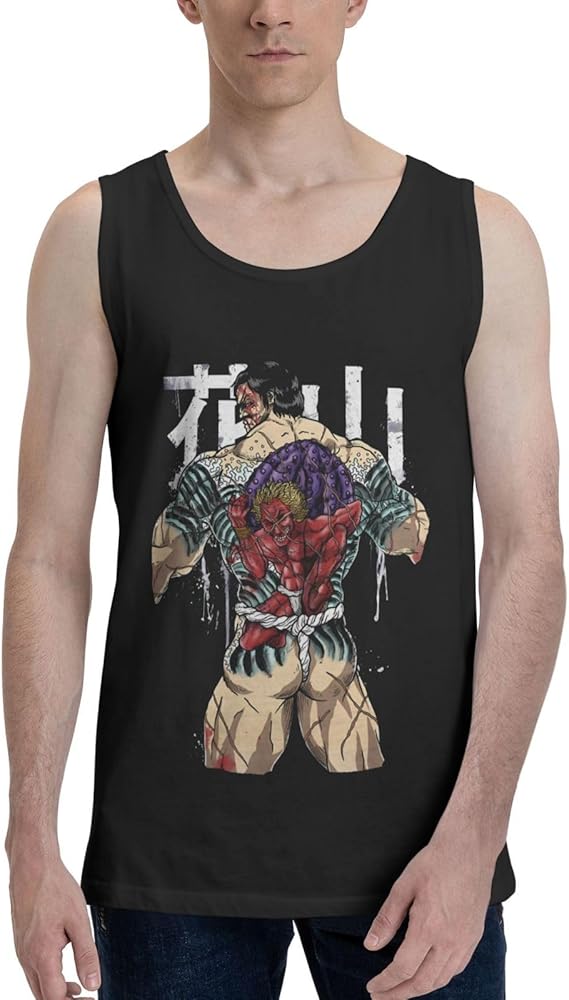 Anime Tank Top Shirt Baki The Grappler Boy's Summer Sleeveless Clothes Fashion Vest