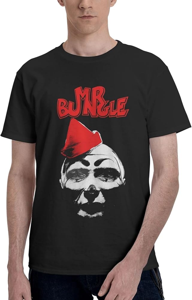 Rock Band T Shirts Mr Bungle Men's Summer Cotton Tee Crew Neck Short Sleeve Shirts Black