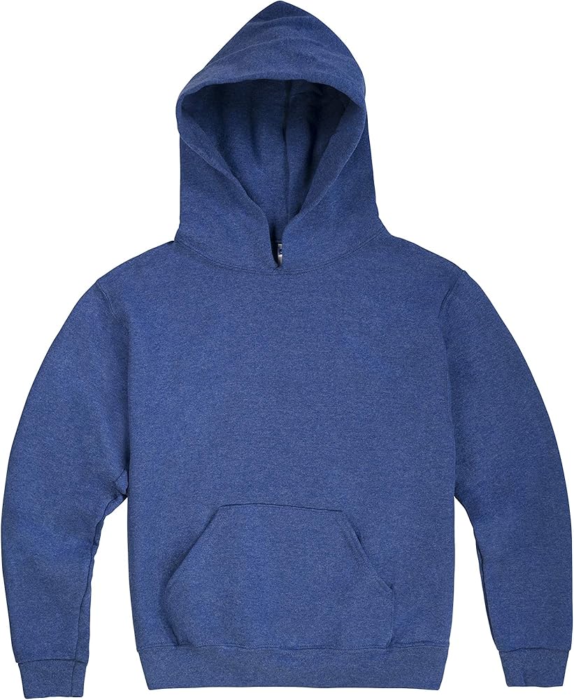 Jerzees boys Fleece Sweatshirts, Hoodies & Sweatpants Hooded Sweatshirt, Hoodie - Heather Blue, X-Large US