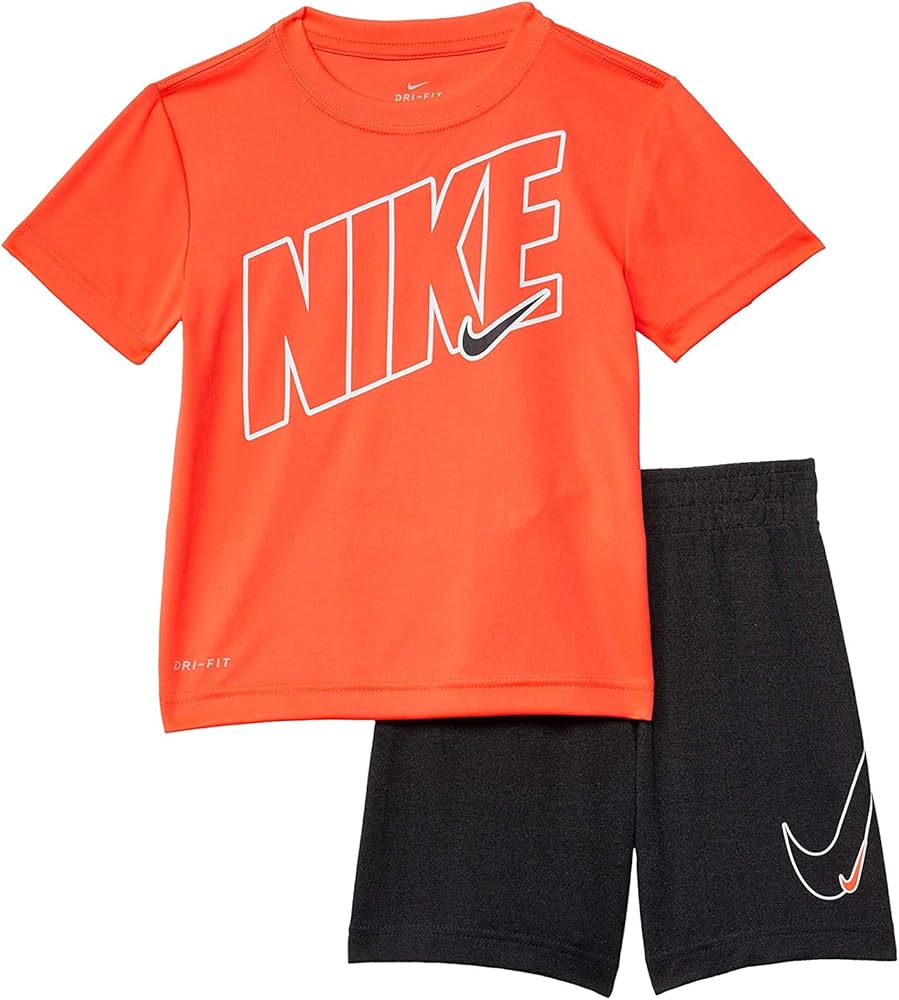 Nike Little Boys Dri-FIT Graphic Tee & Shorts 2 Piece Set 66h589