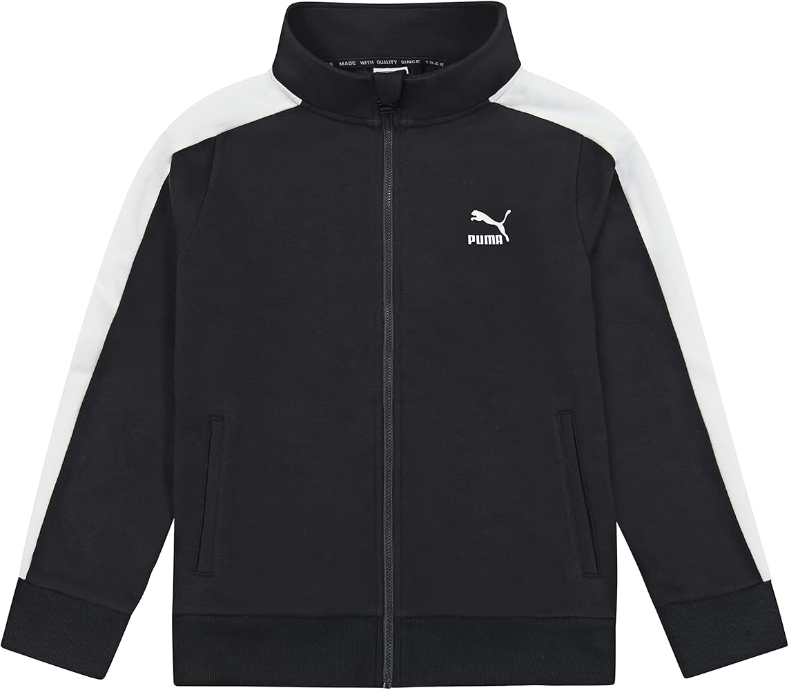 PUMA Boys' T7 Core French Terry Track Jacket