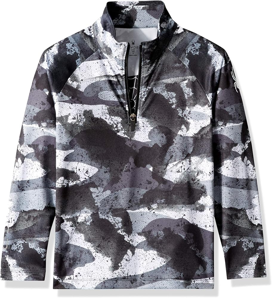 Spyder Boys Limitless Camo Half Zip T-Neck