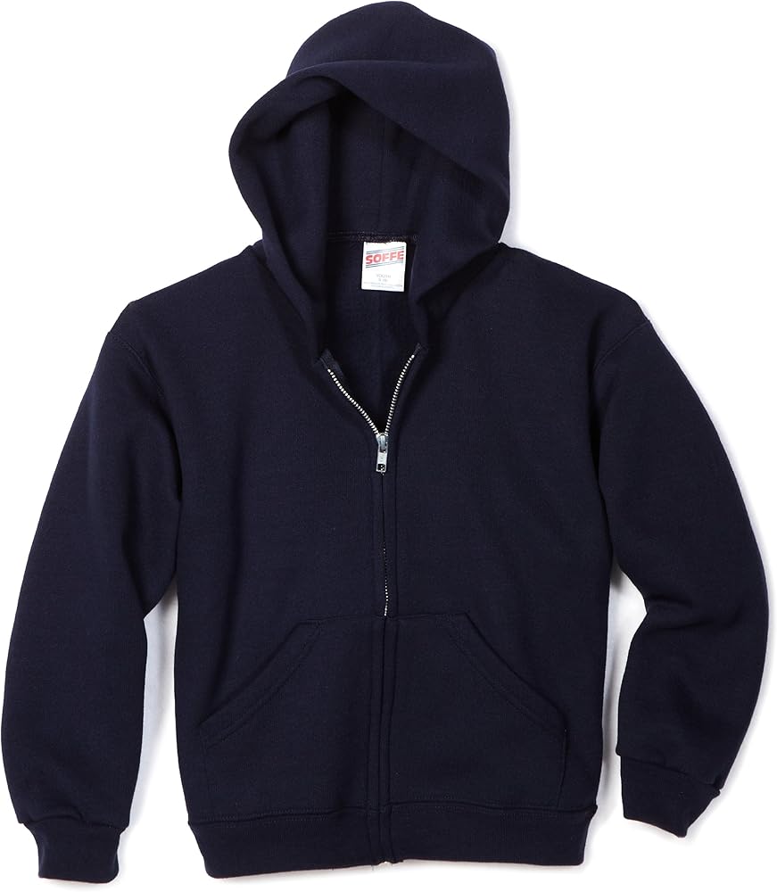 Soffe Boys' Heavyweight Zip Hoodie