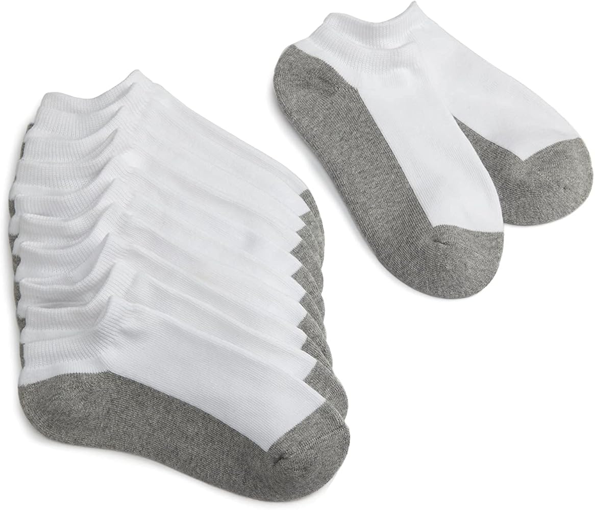 Jefferies Socks Big Boys' Seamless Toe Athletic Low Cut (Pack of 6)