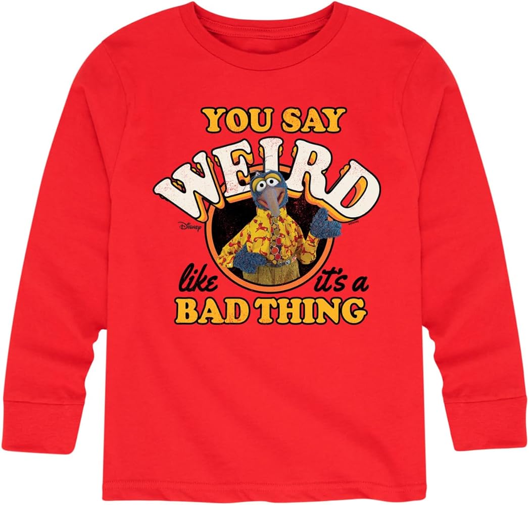 Disney The Muppets - Weird Like It's A Bad Thing - Toddler and Youth Long Sleeve Graphic T-Shirt