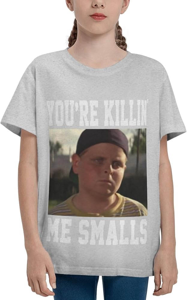 Teenage Round Neck tees for The Sand lot Killing Tshirt Cute 3D Printed Short-Sleeve T-Shirt