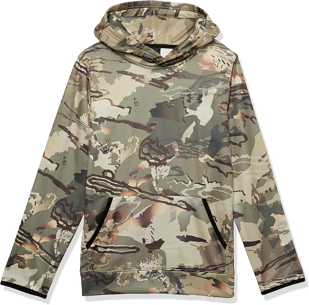 Under Armour Boys' Outdoor Hoodie, Large Front Pocket, Quick-Drying & Lightweight