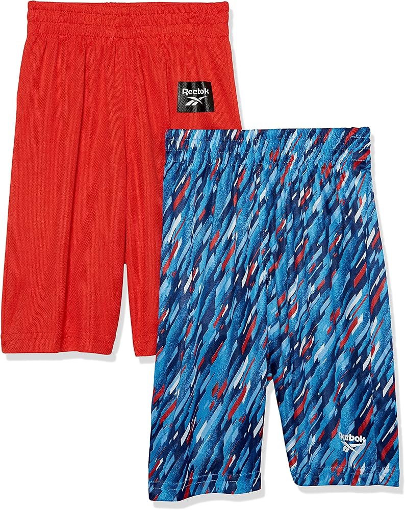 Reebok Boys' 2-Pack Performance Shorts Multipack