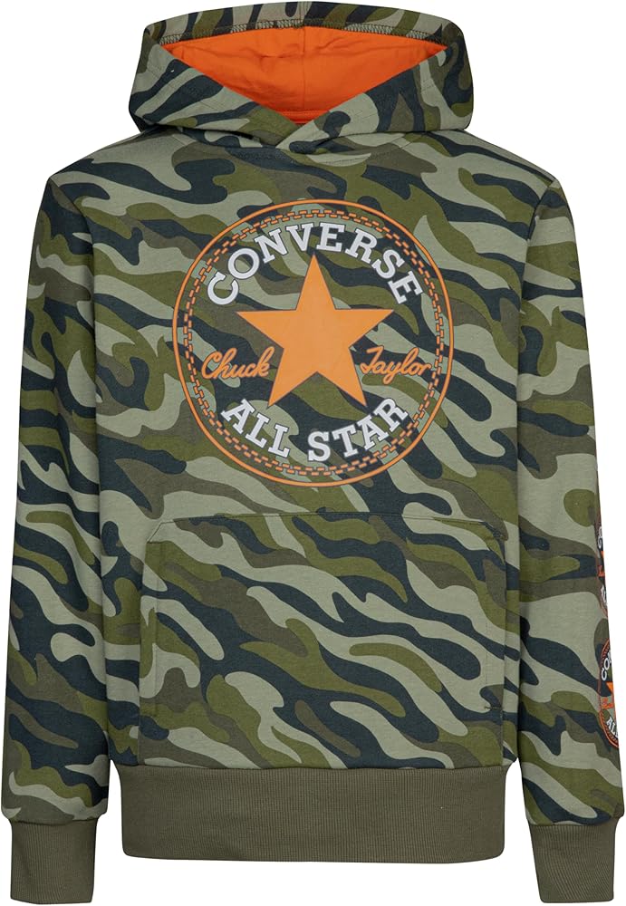 Converse Boy's Camo Pullover Hoodie (Little Kids)