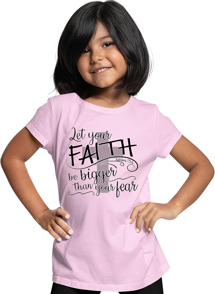 Go All Out Youth Let Your Faith Be Bigger Than Your Fear Christian T-Shirt