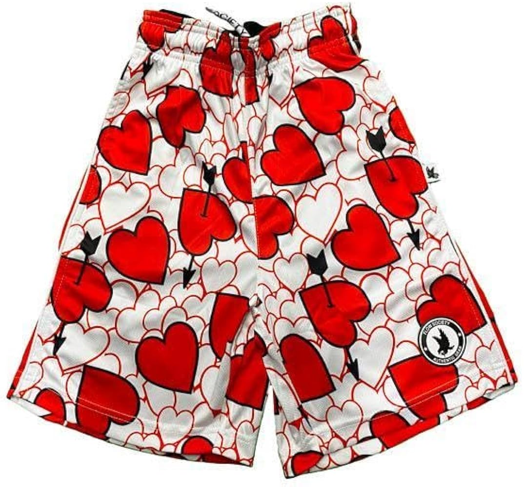 Flow Society Valentine Flow Boys Lacrosse Shorts | Boys LAX Shorts | Lacrosse Shorts for Boys | Kids Athletic Shorts for Boys