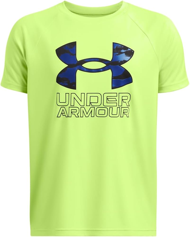 Under Armour Boys Tech Big Logo Short Sleeve T Shirt Plus