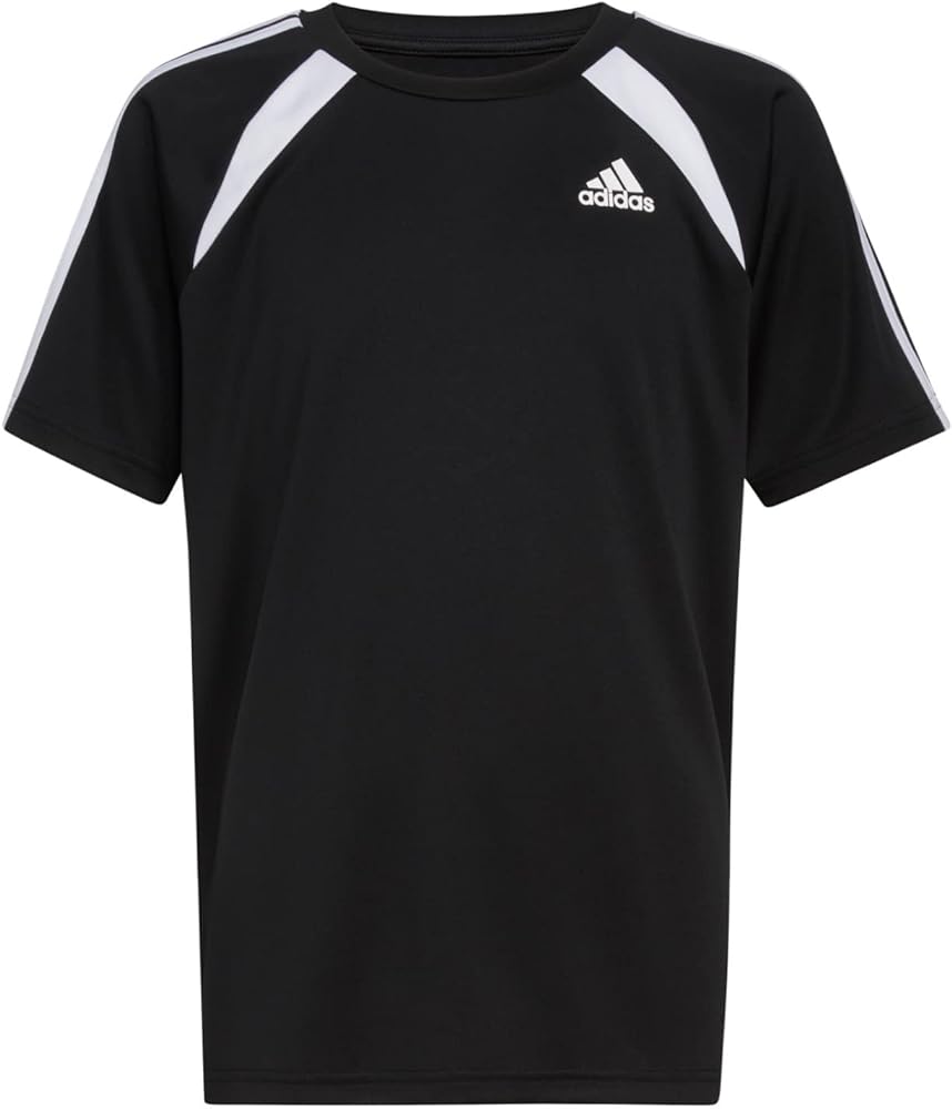 adidas Boys' Short Sleeve Aeroready Soccer T-Shirt Jersey Tee