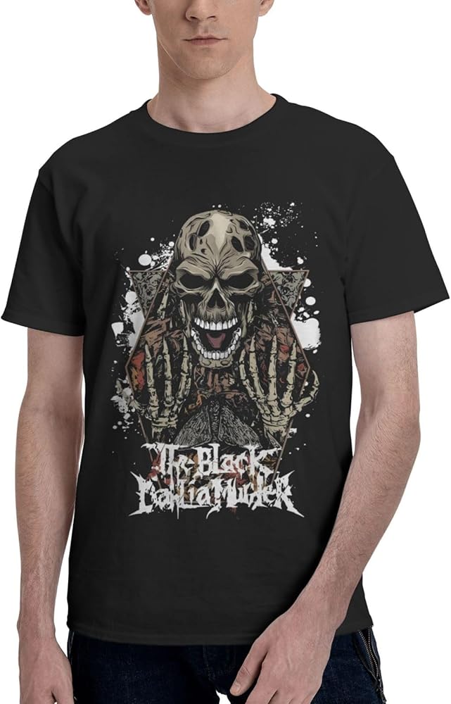 Rock Band T Shirts The Black Dahlia Murder Boy's Summer Cotton Tee Crew Neck Short Sleeve T-Shirt Black