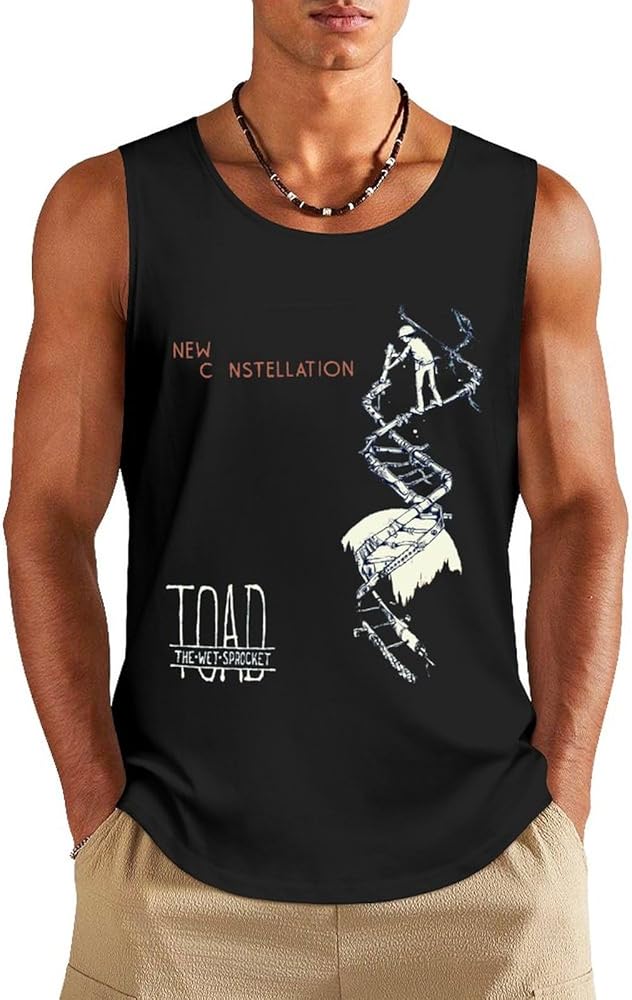 Men's Tank Top Shirts Crewneck Neck Sleeveless Shirt Vest