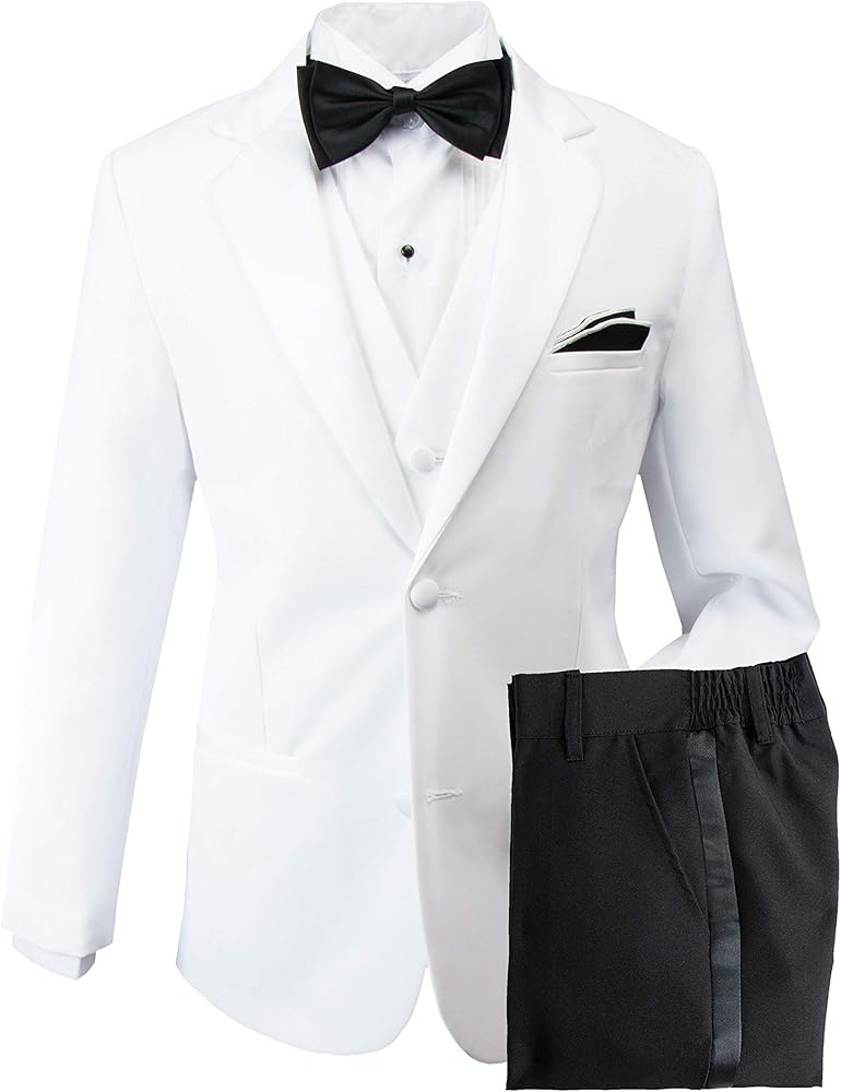 Spring Notion Big Boys' Modern Fit Tuxedo, No Tail