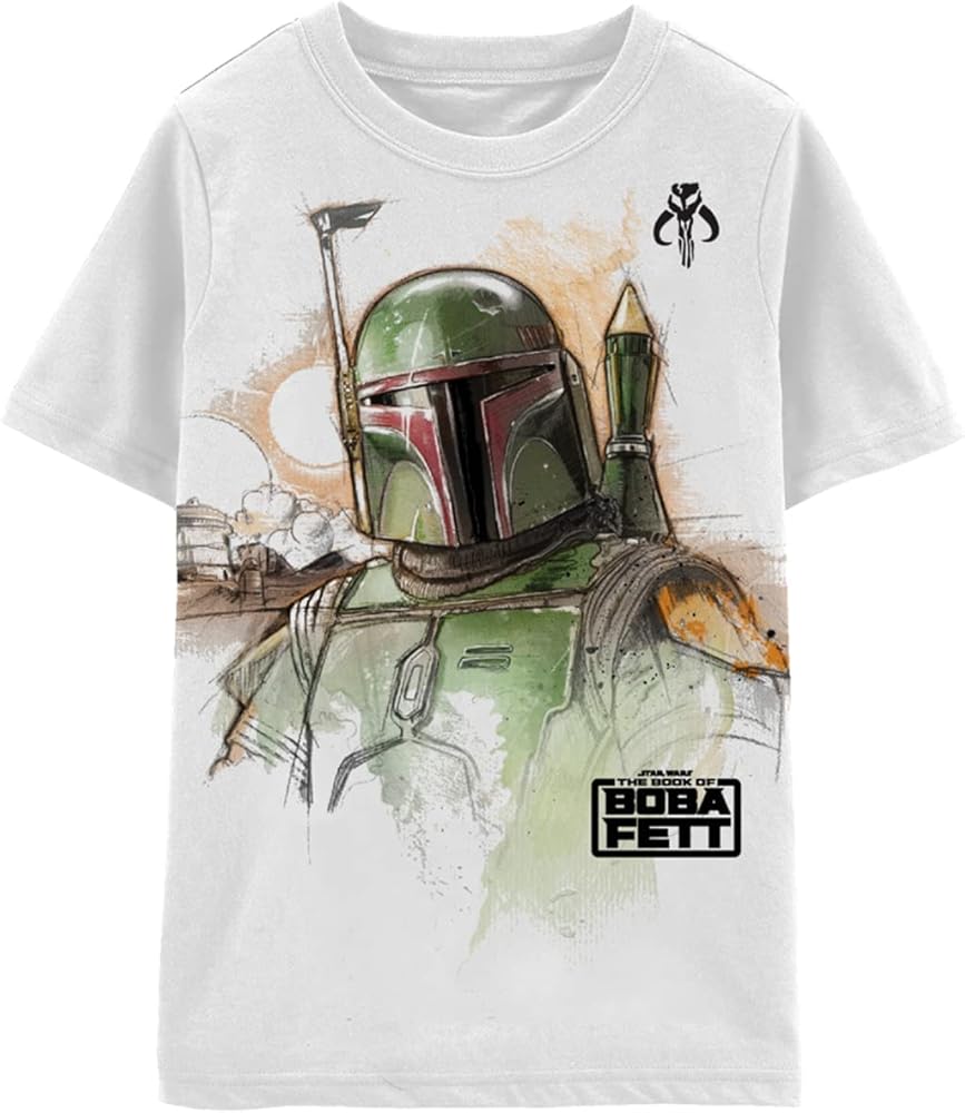 STAR WARS Boys Book of Boba Fett T Shirt