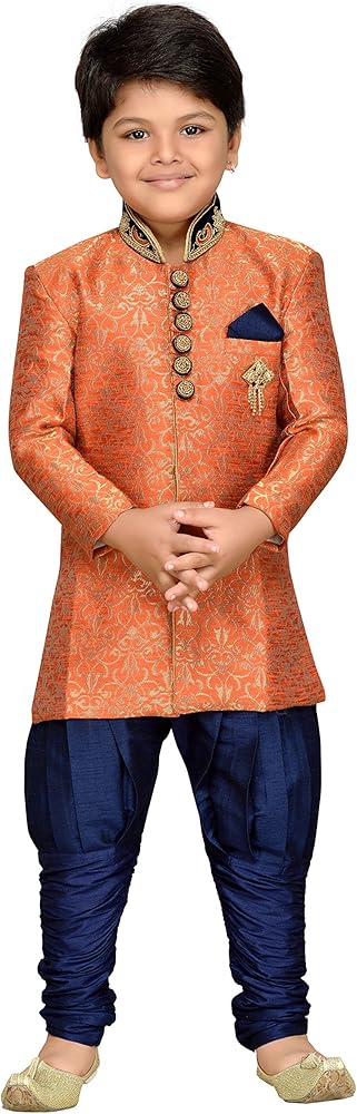 AJ Dezines Kids Indian Ethnic Wear Bollywood Style Sherwani for Boys