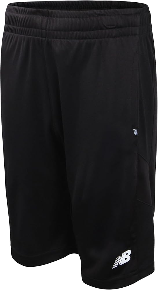 New Balance Boys' Active Shorts - Performance Gym Shorts with Pockets - Kids' Mesh Athletic Shorts for Boys (Size: 4-20)