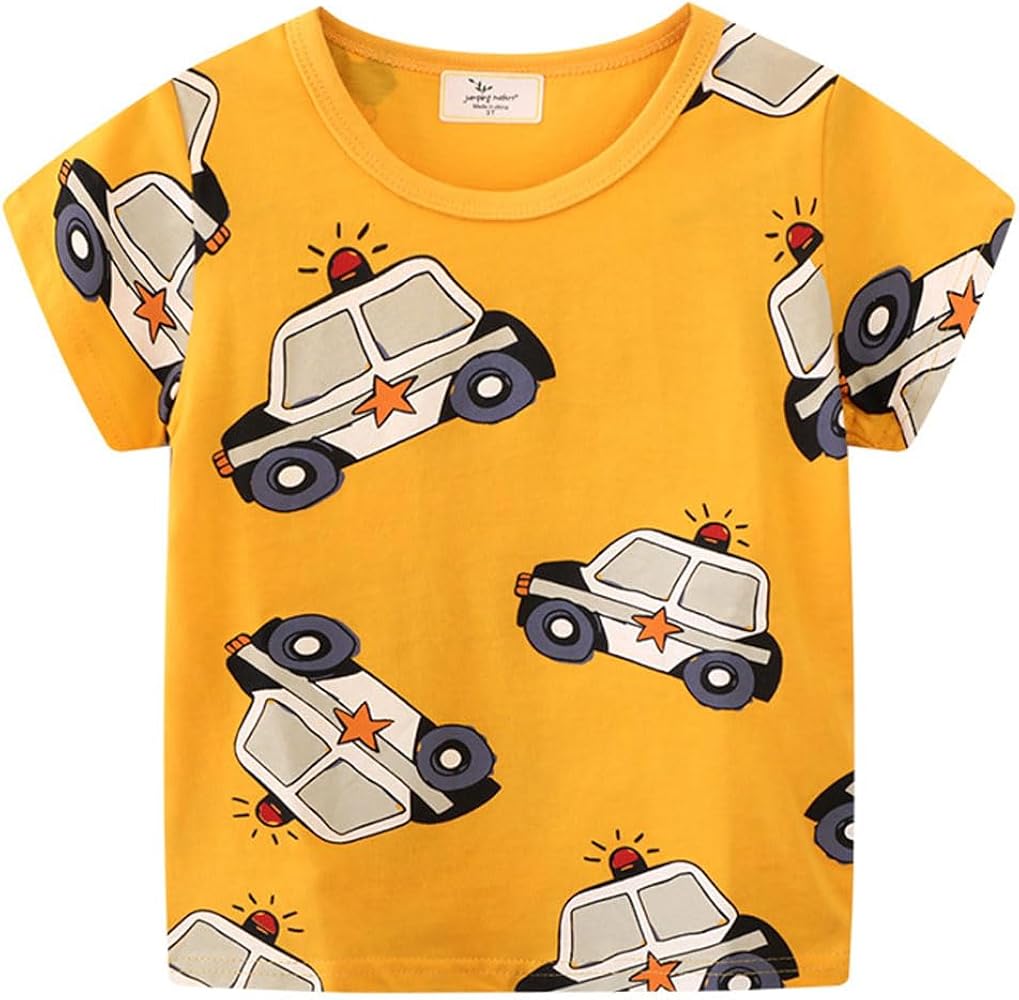 Boys T-Shirts Summer Short Sleeve Tees Tops Shirts Kids T-Shirts T Shirts for Boys Cotton T-Shirts