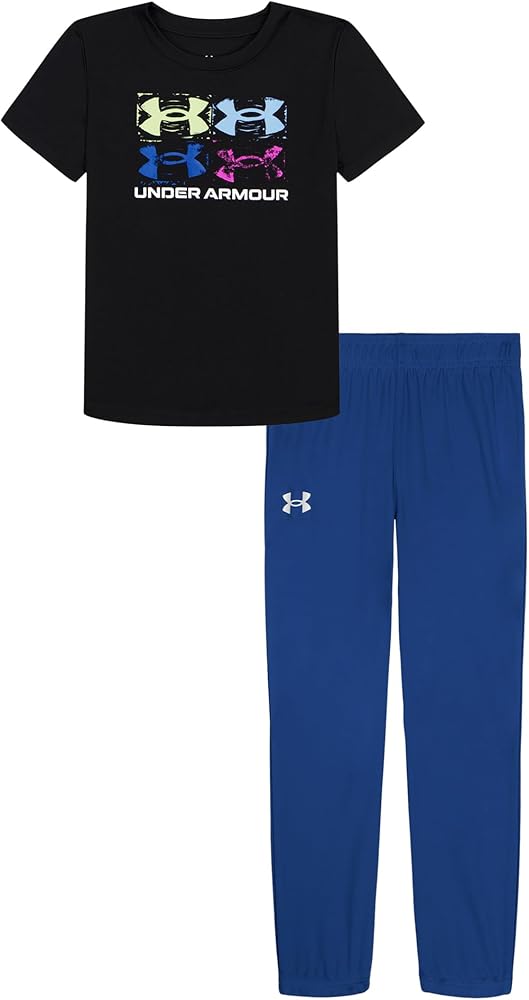 Under Armour boys Short Sleeve Tee and Jogger Set