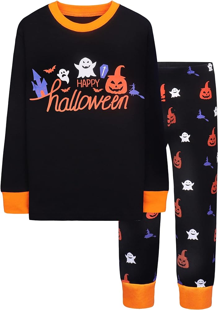 DAUGHTER QUEEN Kids Halloween Pajamas Size 18Months-12Years