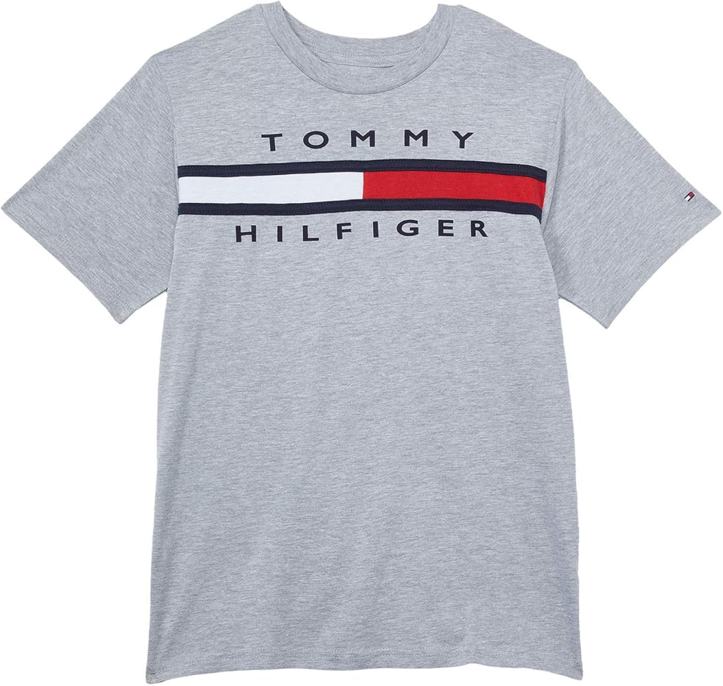 Tommy Hilfiger Boy's Short Sleeve Flag Crew Neck T-shirt