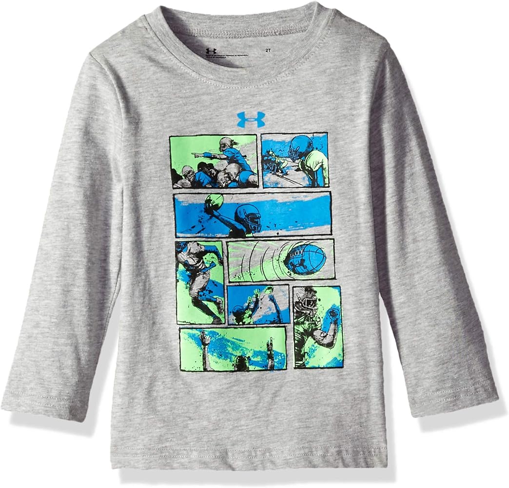 Under Armour Boys' Long Sleeve Graphic Tee Shirt