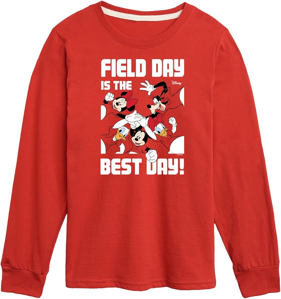 Disney Field Day Best Day - Toddler and Youth Long Sleeve Graphic T-Shirt