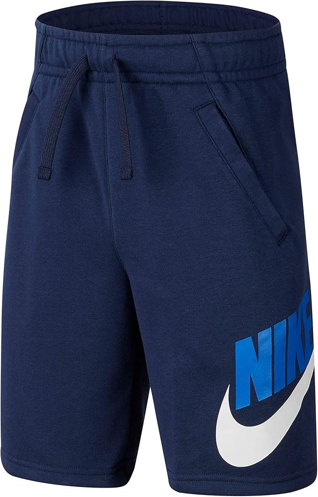 Nike Sportswear Club + HBR Fleece Shorts (Big Kids)