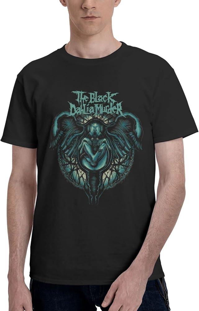 Rock Band T Shirts The Black Dahlia Murder Mens Summer Cotton Tee Crew Neck Short Sleeve Tees Black