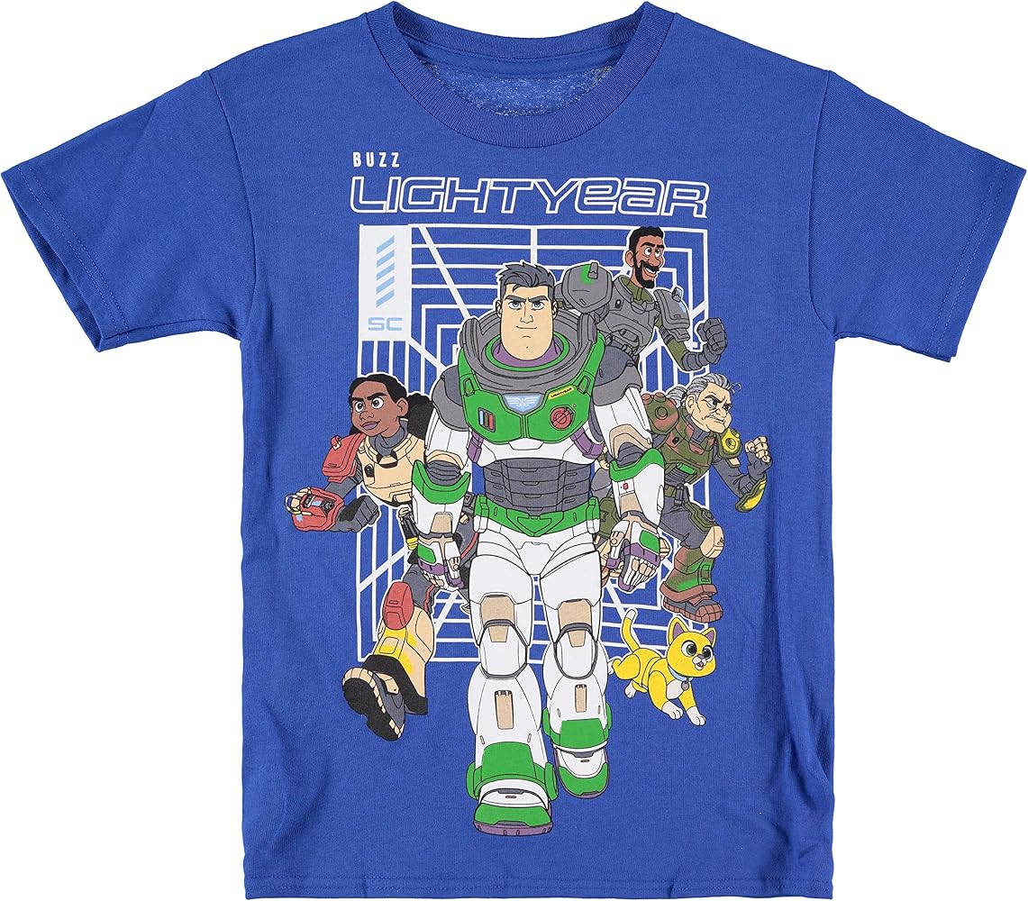 Disney Toy Story Boys Buzz Lightyear T-Shirt - Air Brushed Design Toy Story Boys T-Shirt