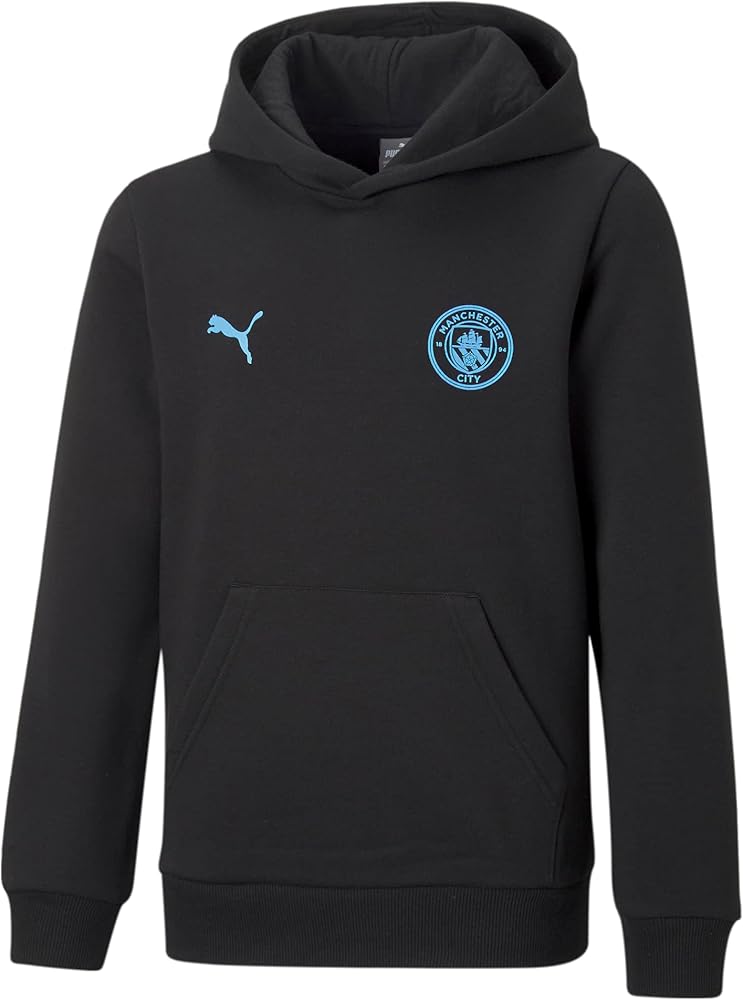 PUMA Manchester City Essentials Kids Hooded Sweat