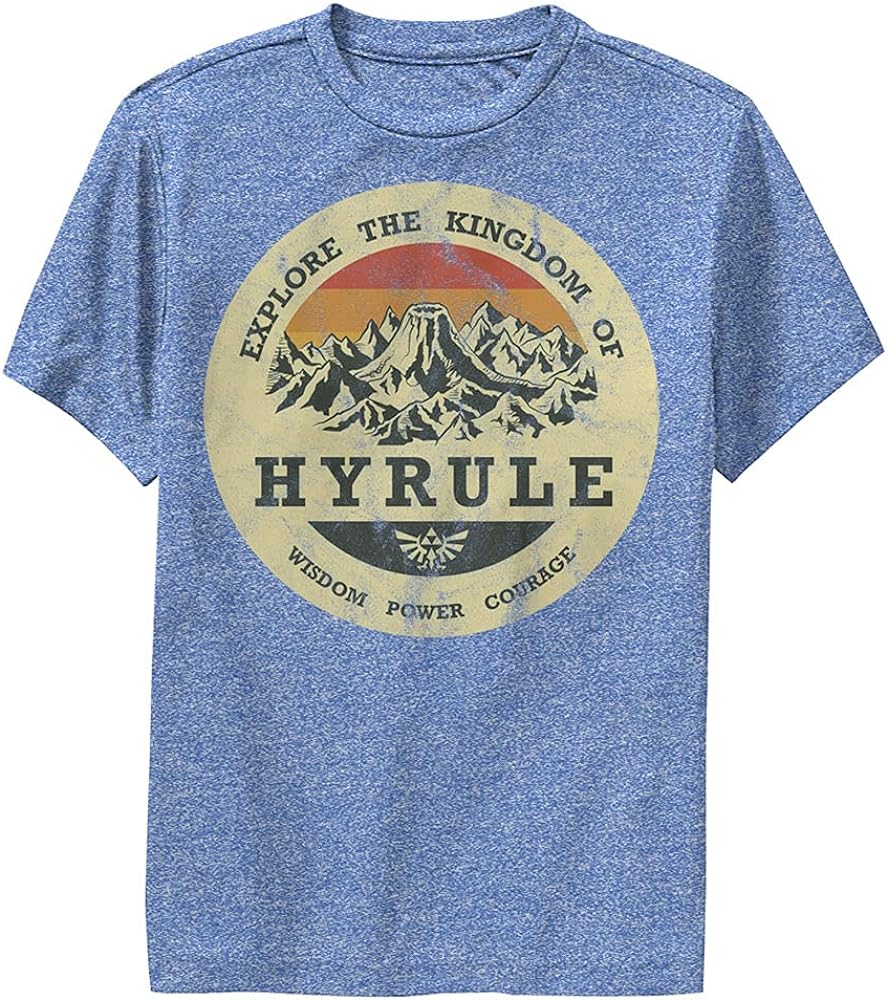 Nintendo Explore Hyrule Boy's Performance Tee