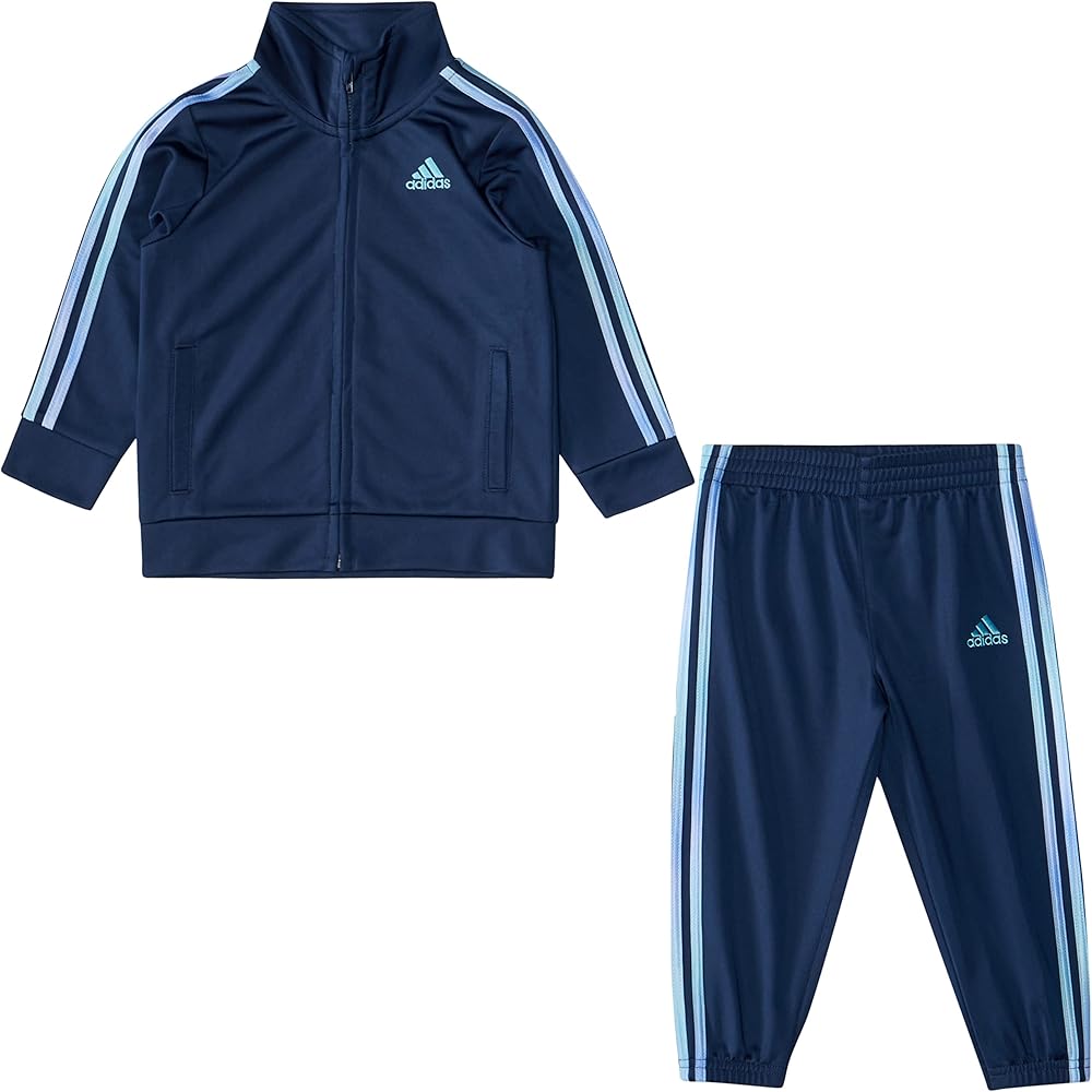 adidas boys Gradient 3s Tricot Track Set