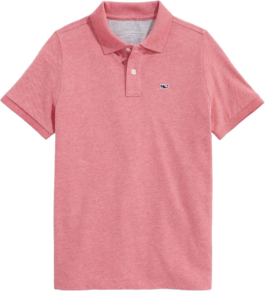 vineyard vines Boys' Edgartown Short Sleeve Pique Polo