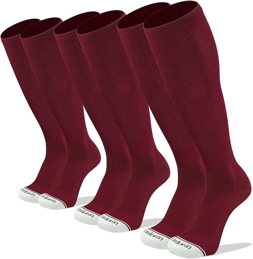 Youth Performance Baseball & Softball Socks (3 Pairs) over the Calf