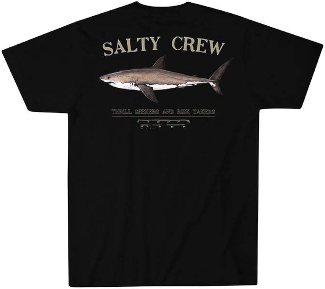 Salty Crew Bruce Boys Tee - Little/Big Kids (Navy Heather)