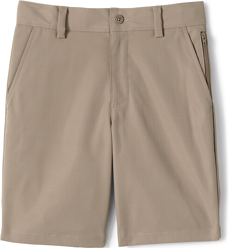 Lands' End School Uniform Boys Active Chino Shorts