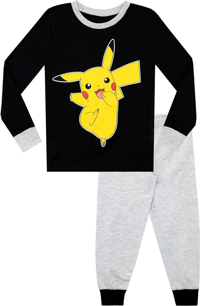 Pokemon Boys Pikachu Pajamas