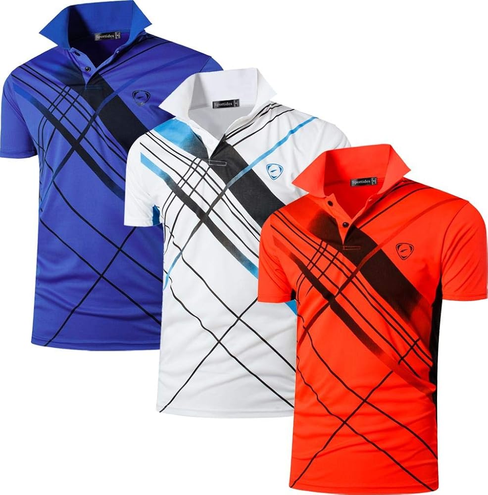 3 Packs Boy's Short Sleeve Sport Tee Shirts T-Shirts Tshirt Tops Golf Tennis Bowling Running LBS701_Pack