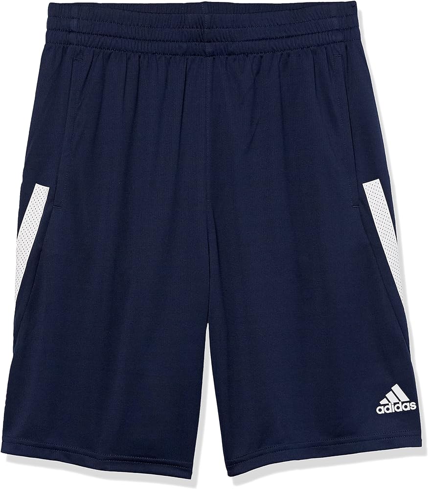 adidas Boys' Elastic Waistband Bold 3s Short