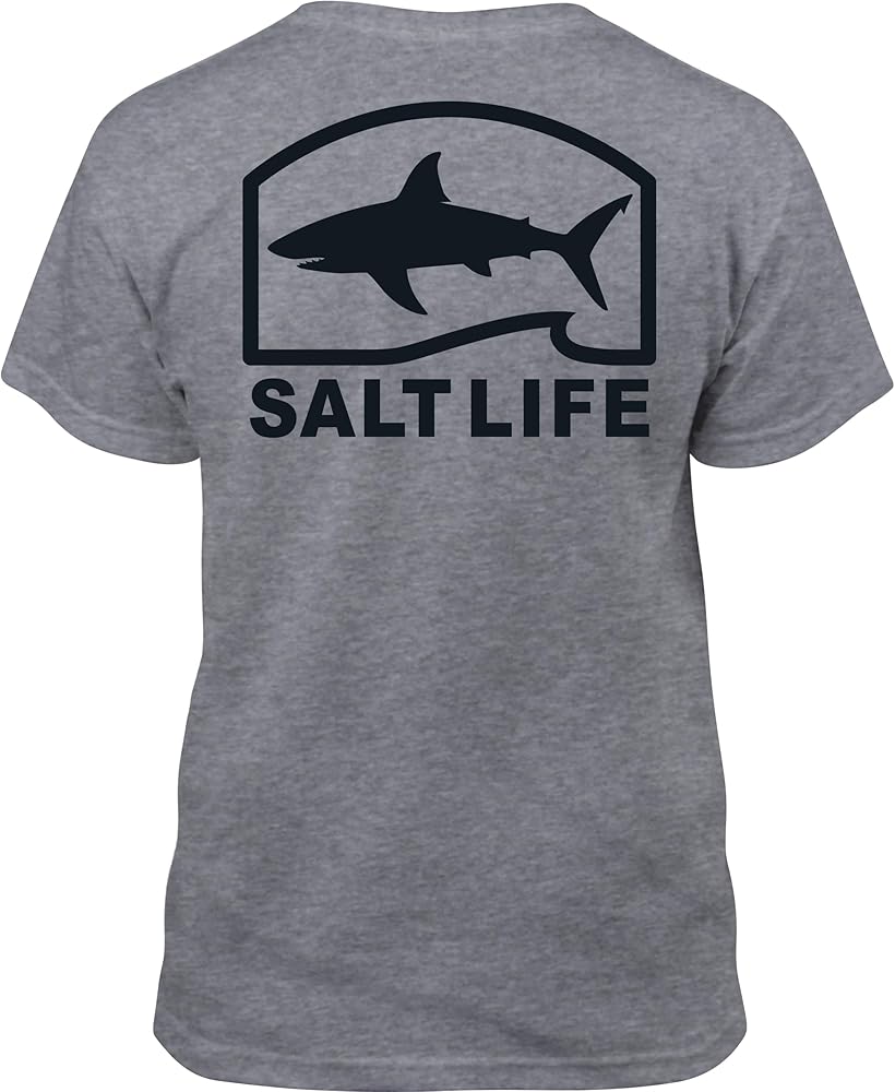 Salt Life unisex-child Pro Salt Shark Youth Short Sleeve Tee