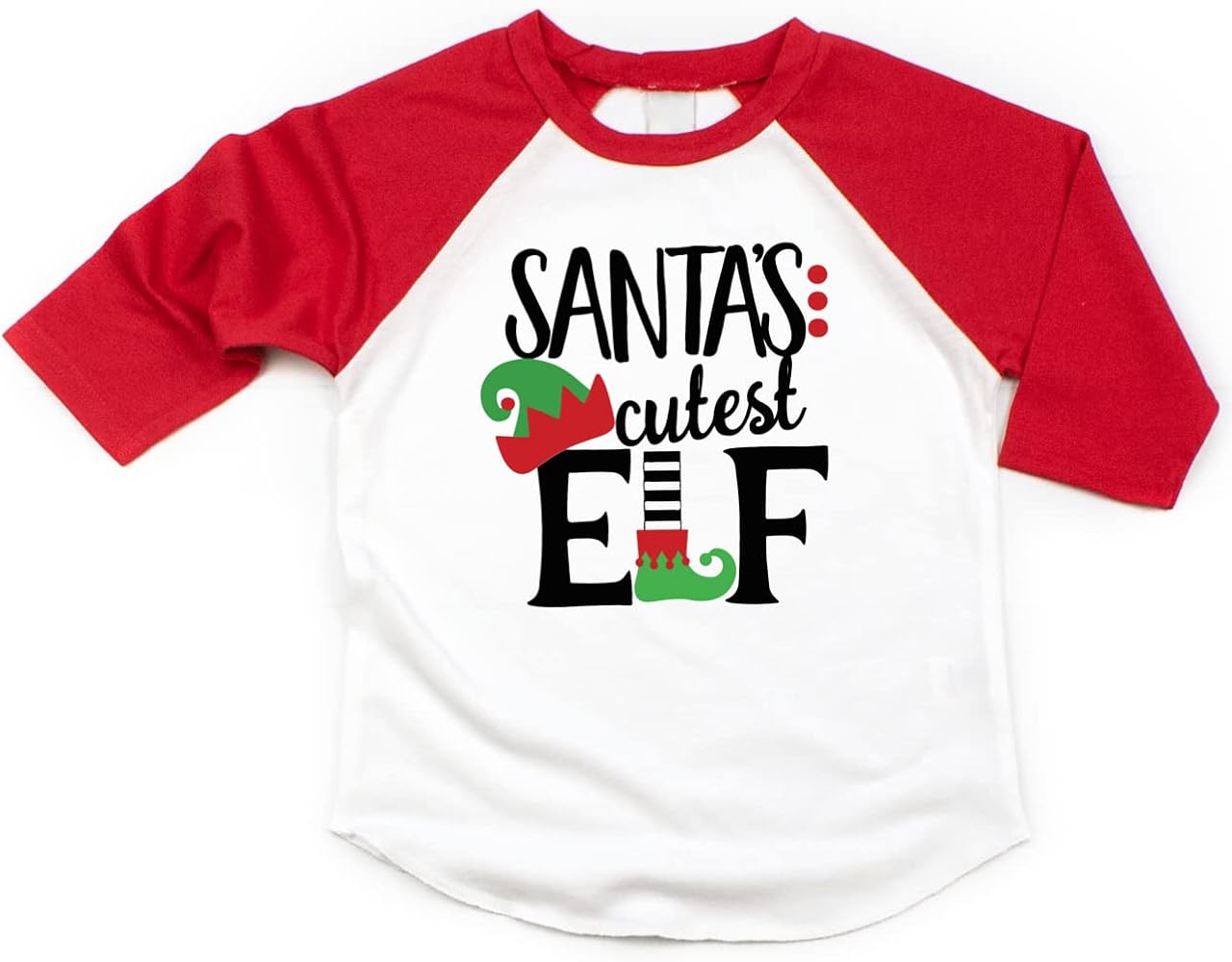 Bump and Beyond Designs Kids Santa's Cutest Elf Shirt