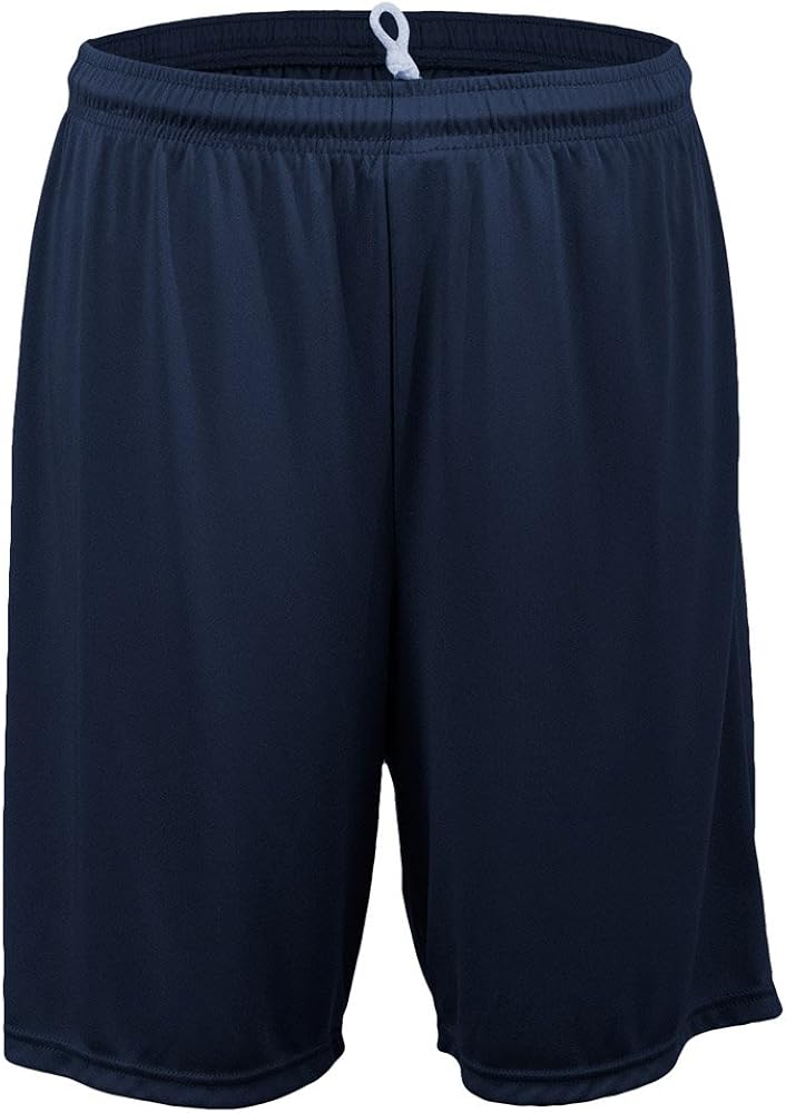 Soffe Boy's Interlock Short, Navy, Large