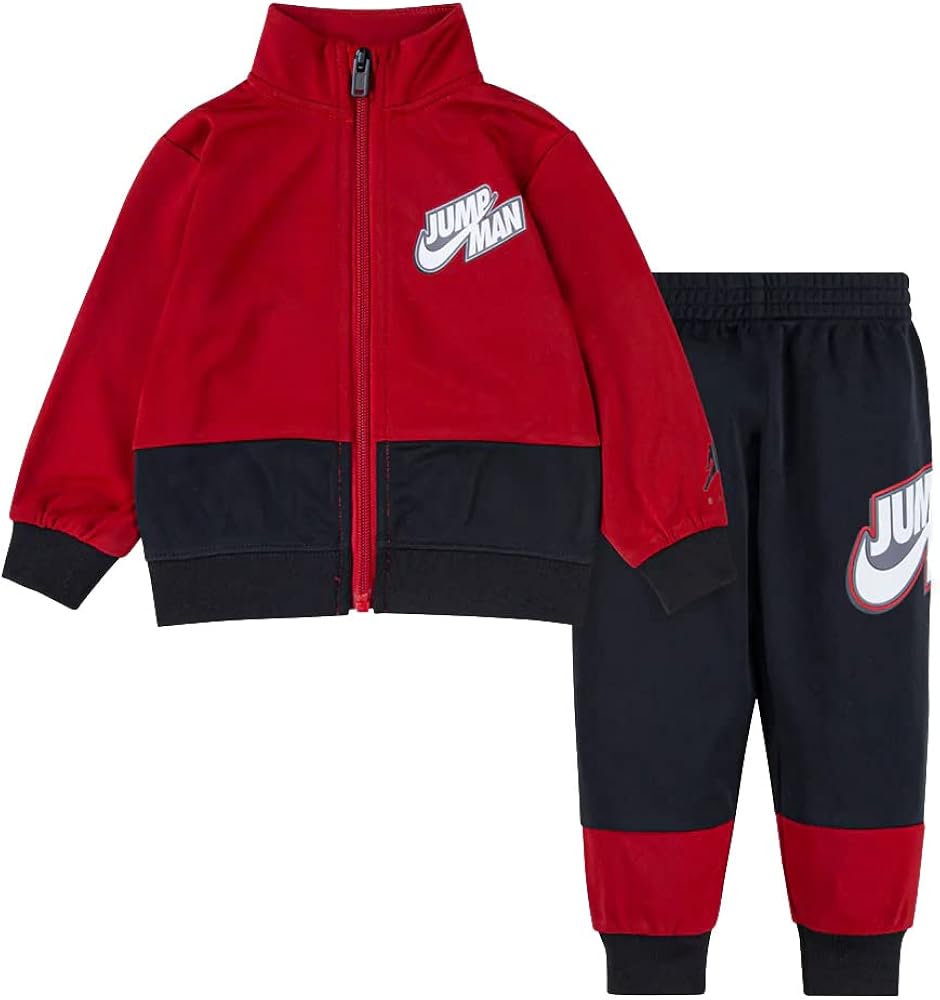 Jordan Little Boy Jumpman Logo Full Zip Jacket & Pants 2 Piece Tracksuit