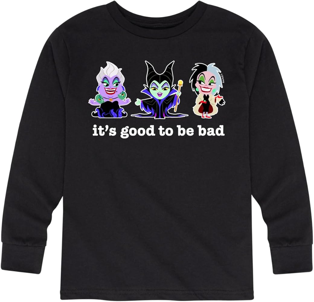 Disney Villains - It's Good to Be Bad - Toddler and Youth Long Sleeve Graphic T-Shirt