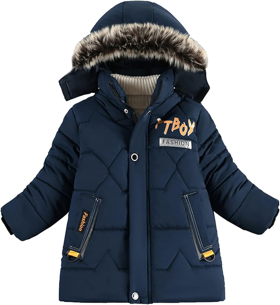 Children's Padded Jacket Fashion Print Coat Fashion Kids Warm Clothes Jacket Boys Coat&Jacket Toddler Vacation